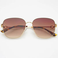 Lea Sunglasses-Gold/Brown
