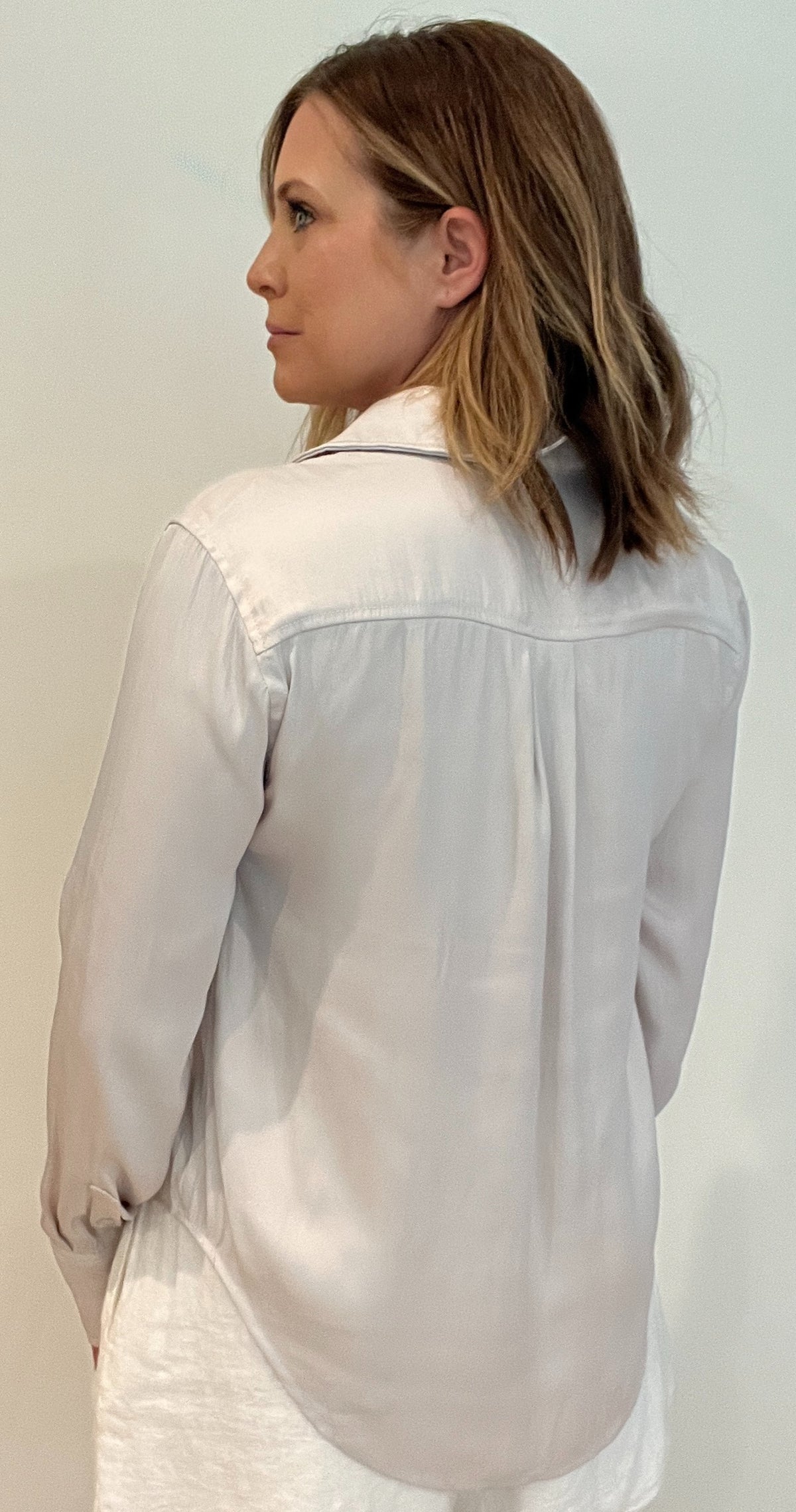 Samantha Satin Top -Final Sale