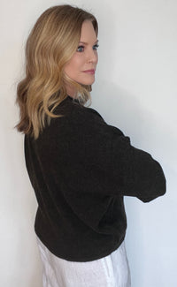 Shelby Cardigan-Chocolate