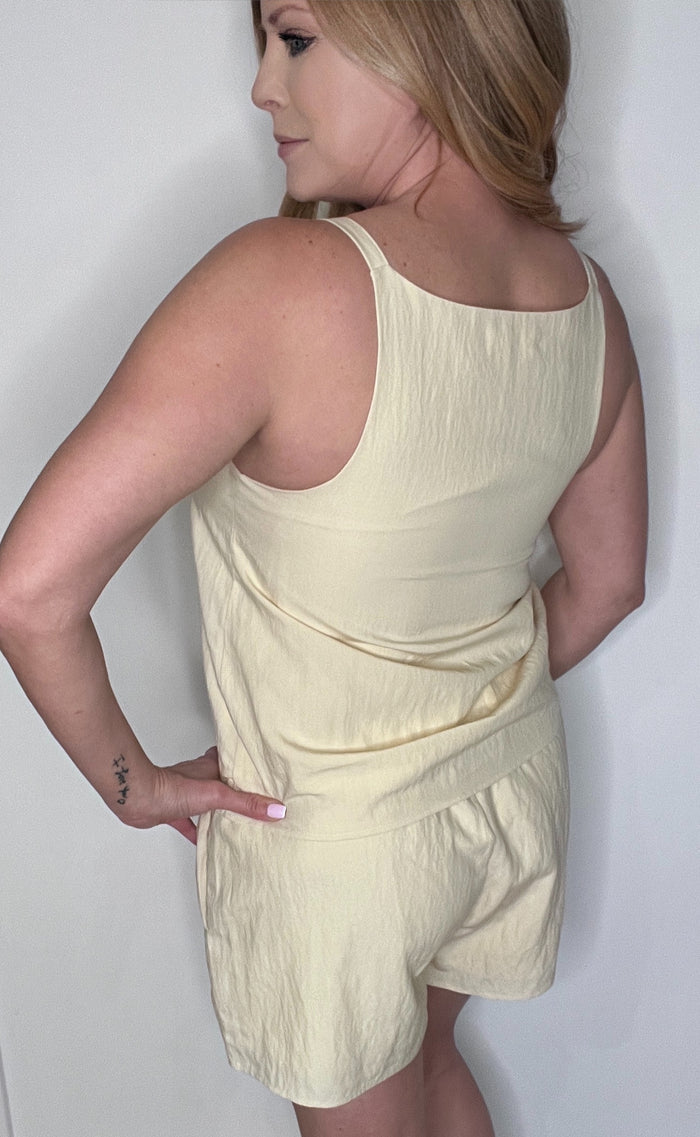 Soft Horizon Shorts-Yellow