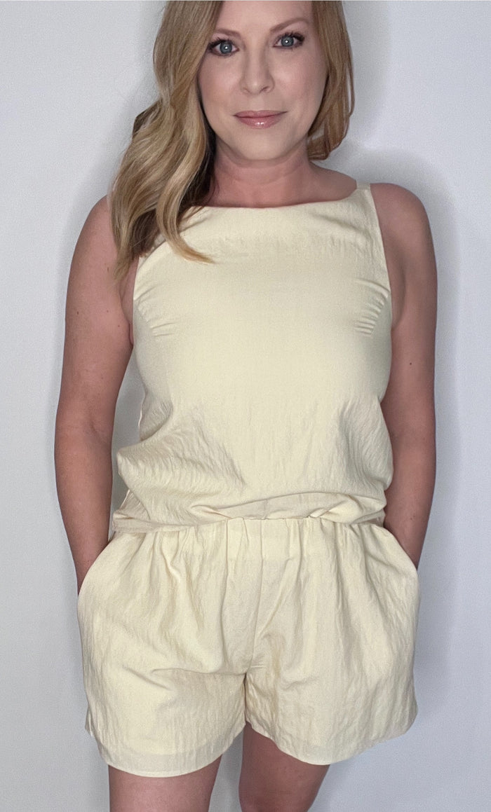 Soft Horizon Shorts-Yellow