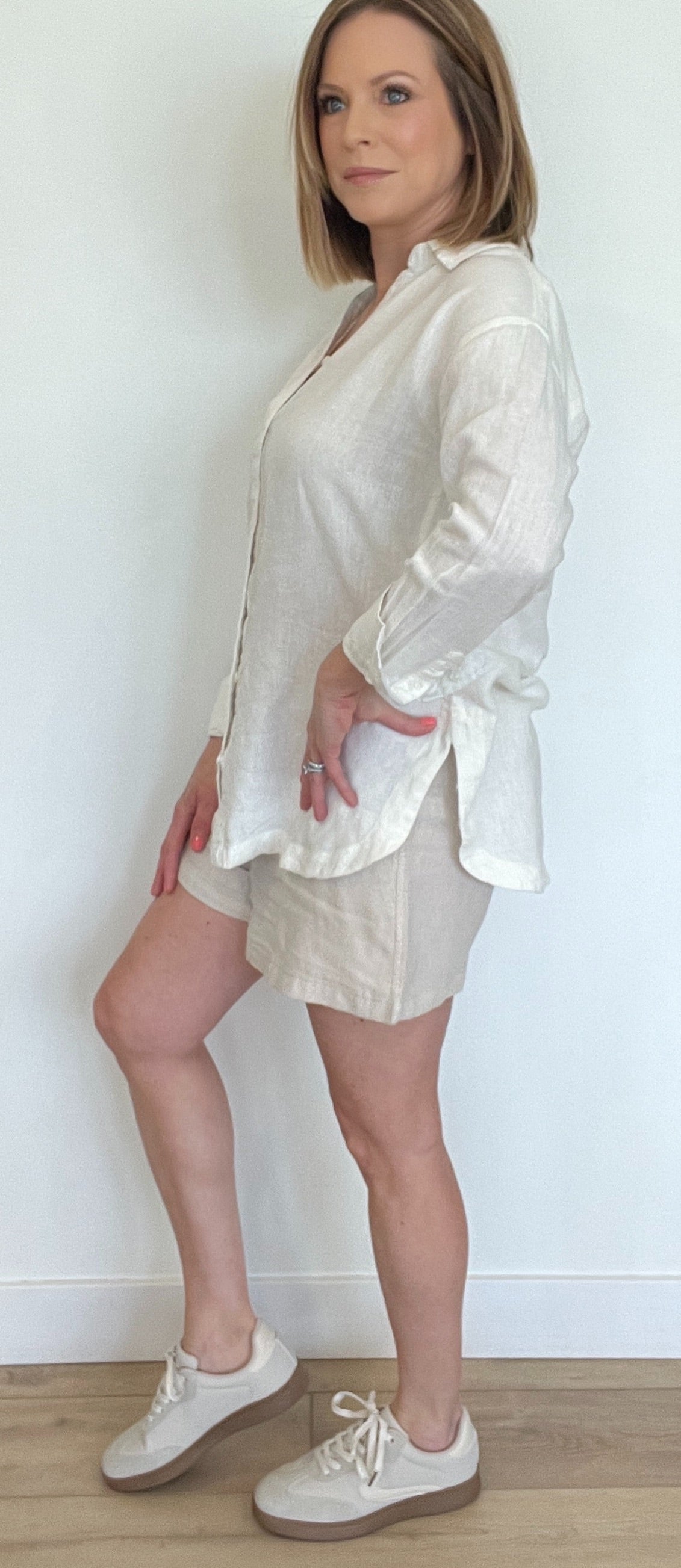 Out And About Sneaker-Beige-Final Sale