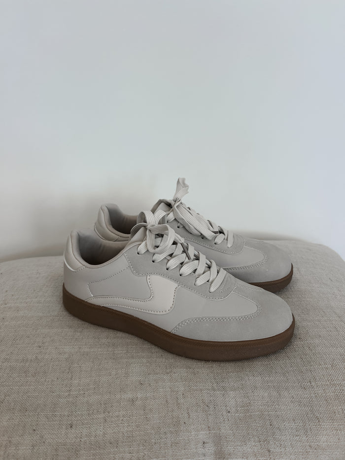 Out And About Sneaker-Beige-Final Sale