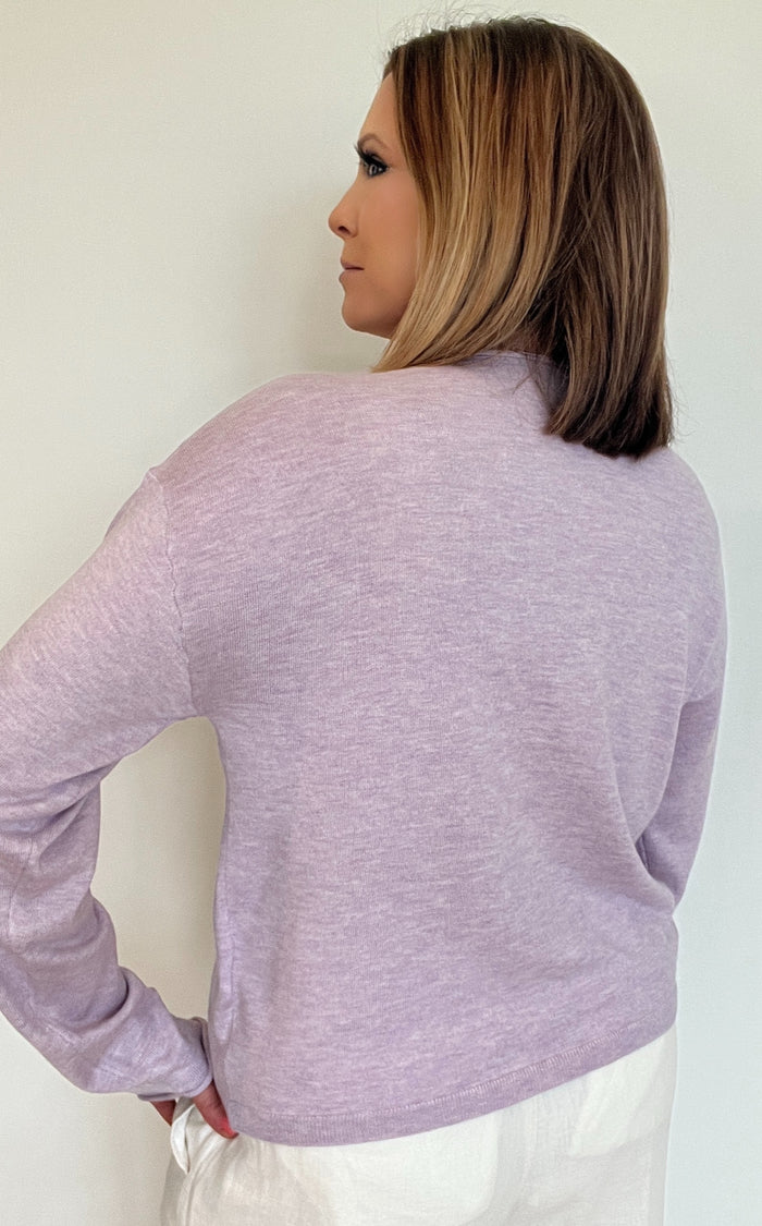 Lavender Fields Cardigan-Final Sale