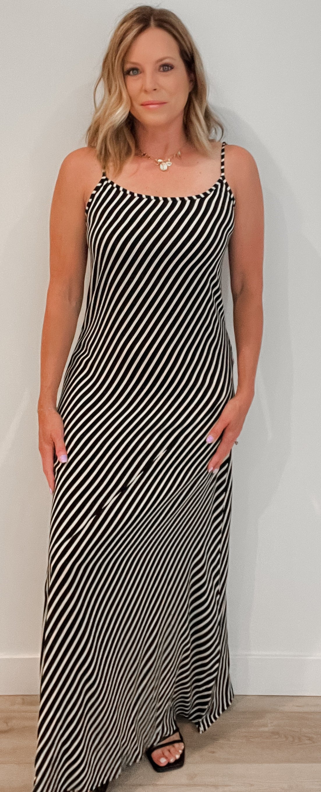 Milan Stripe Maxi Dress