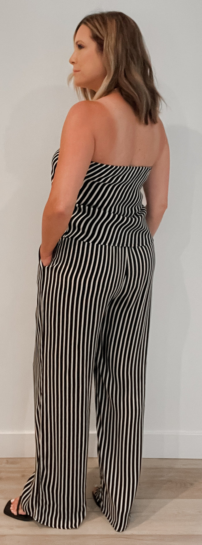 Vienna Stripe Set-Final Sale