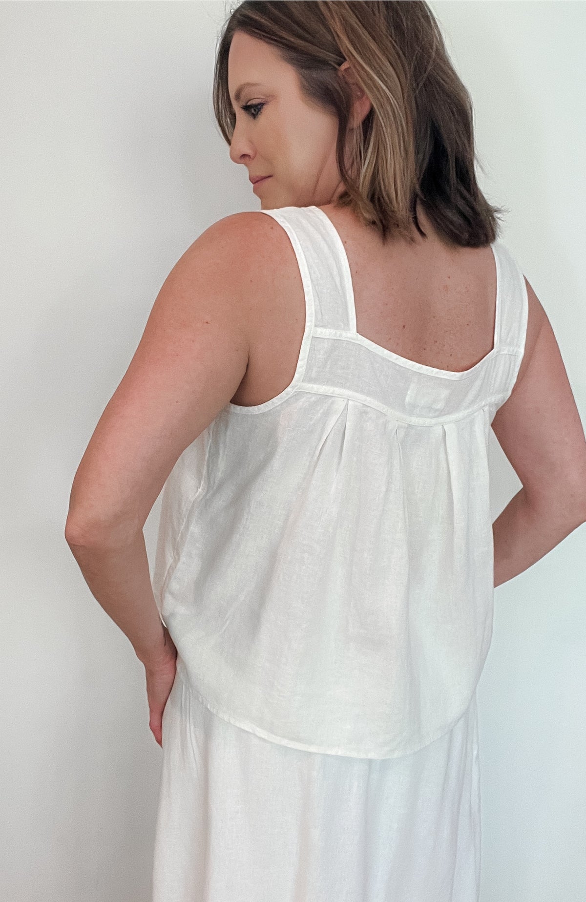 Lydia Tank-White