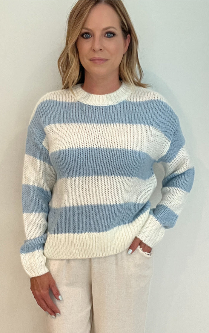 Clara Stripe Sweater -Final Sale