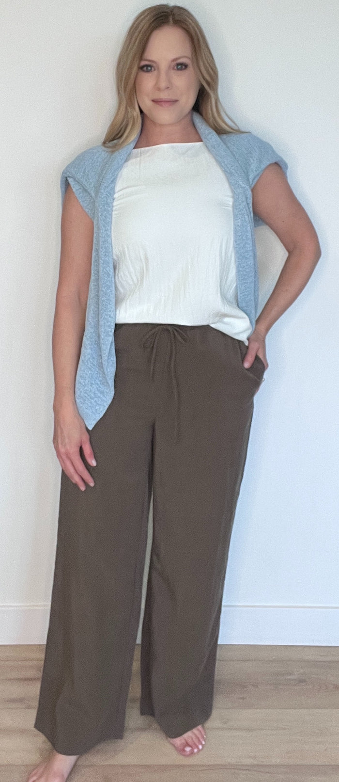 Breezy Pants-Soft Brown
