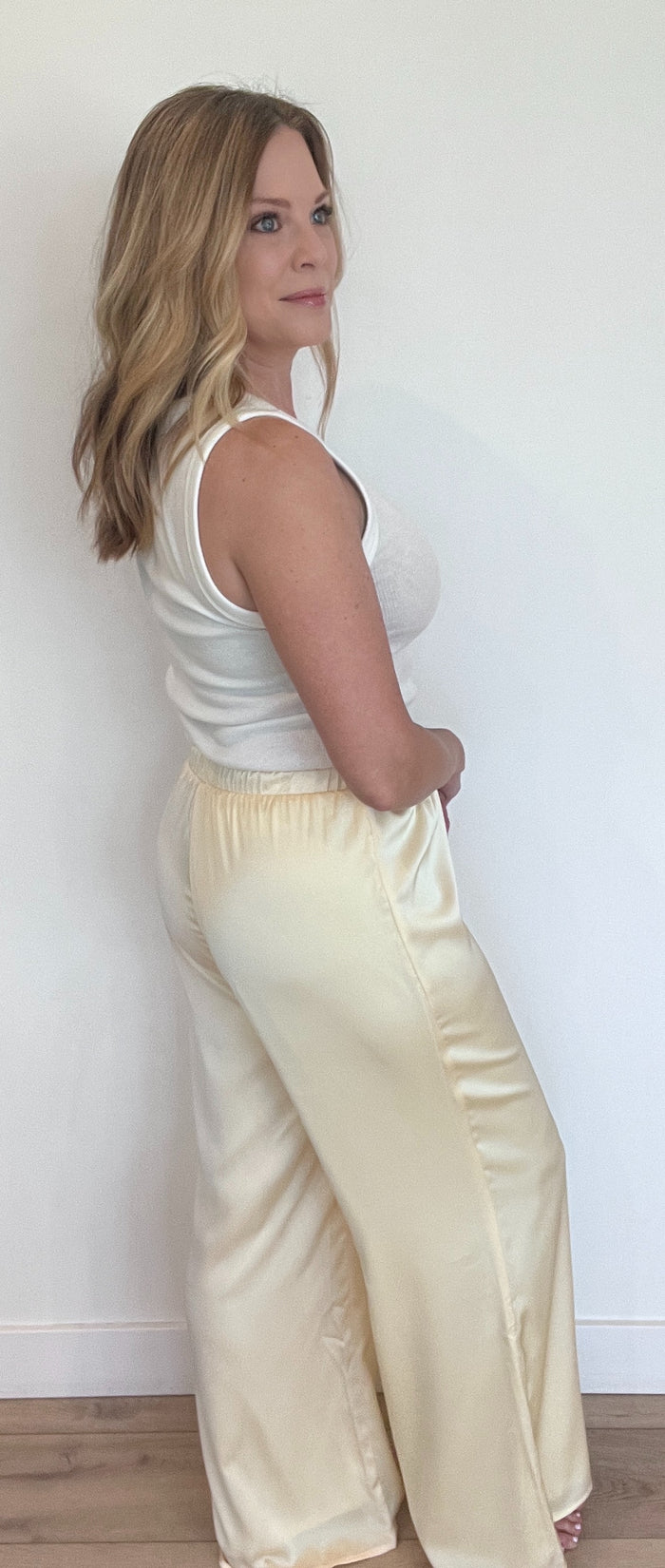 Tuscany Daydream Pants-Creamy Butter