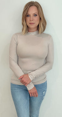 The Perfect Layering Top-Grey-Final Sale