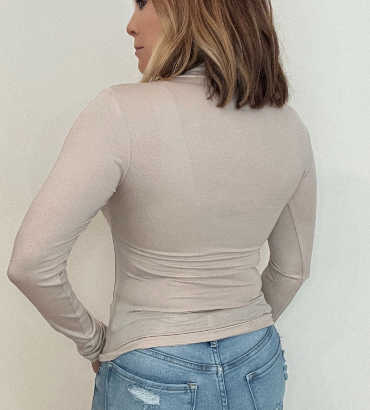 The Perfect Layering Top-Grey-Final Sale