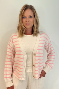 Stella Striped Cardigan -Final Sale