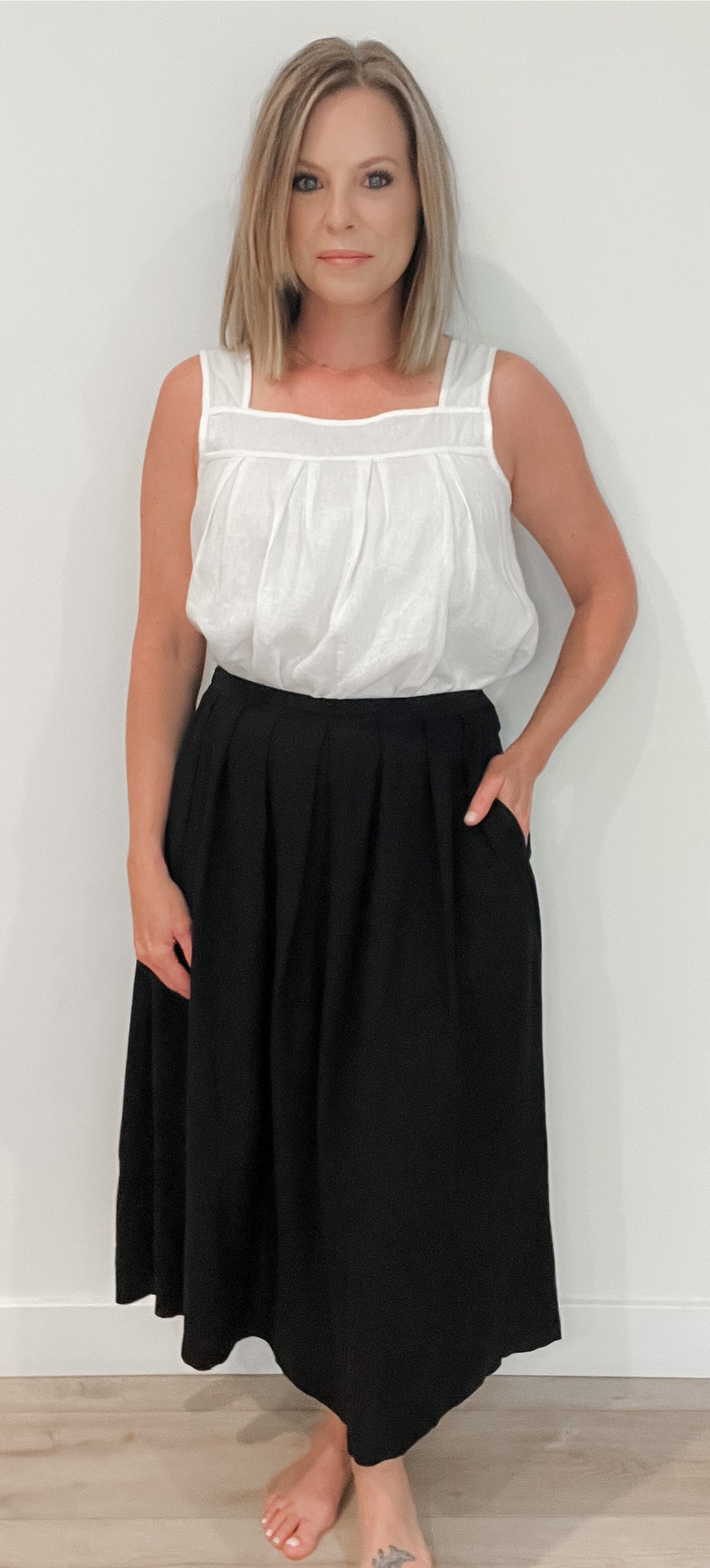 Lydia Skirt-Black-Final Sale