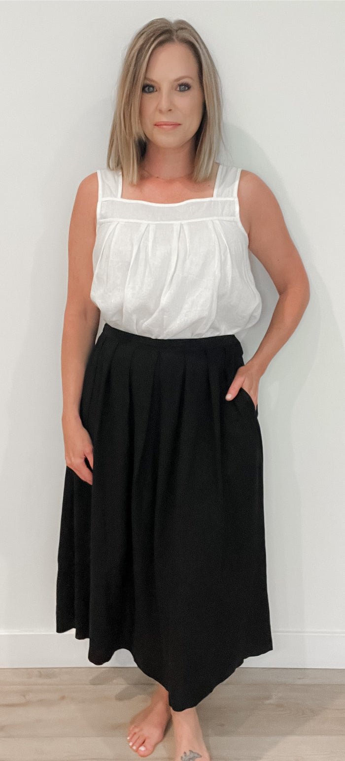 Lydia Skirt-Black-Final Sale