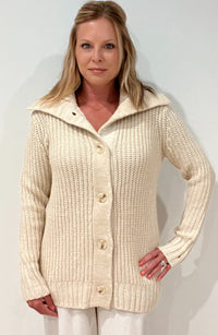 Eliana Wide Collar Cardi -Final Sale