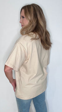 The Everyday Oversized Tee-Ecru