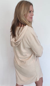 Softies Summer Terry Hoodie-Warm Sand