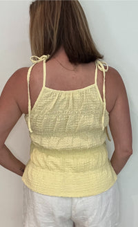 Sunny Days Halter Top-Creamy Yellow-Final Sale