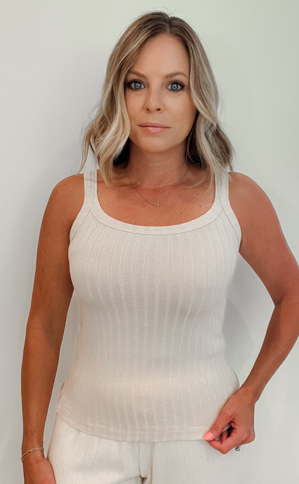 Essential Wide Rib Tank-Final Sale