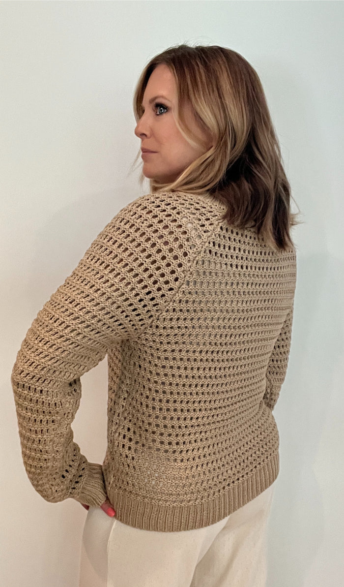 Bryson Open Knit Sweater-Final Sale
