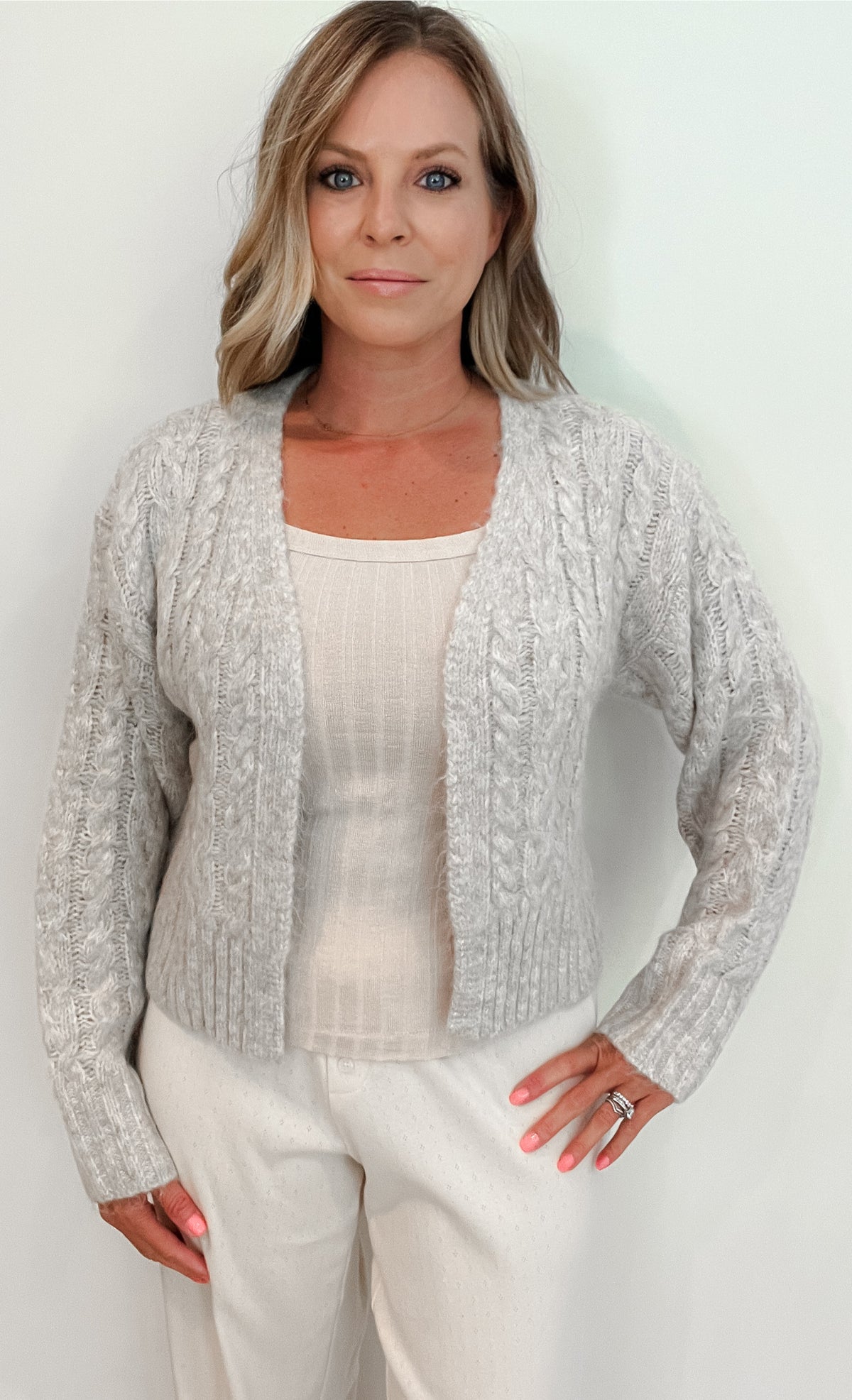 Rhia Cropped Cardigan -Final Sale
