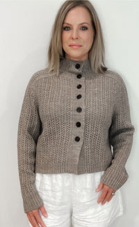 The Bynn Caridigan-Taupe-Final Sale