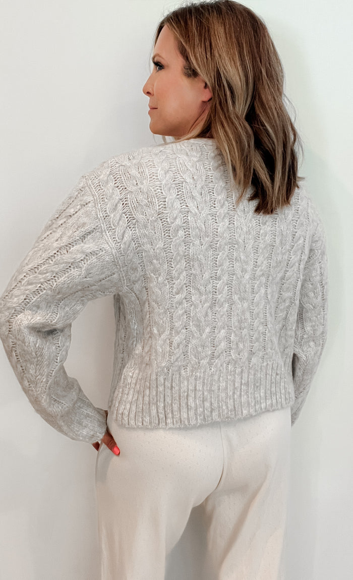 Rhia Cropped Cardigan -Final Sale