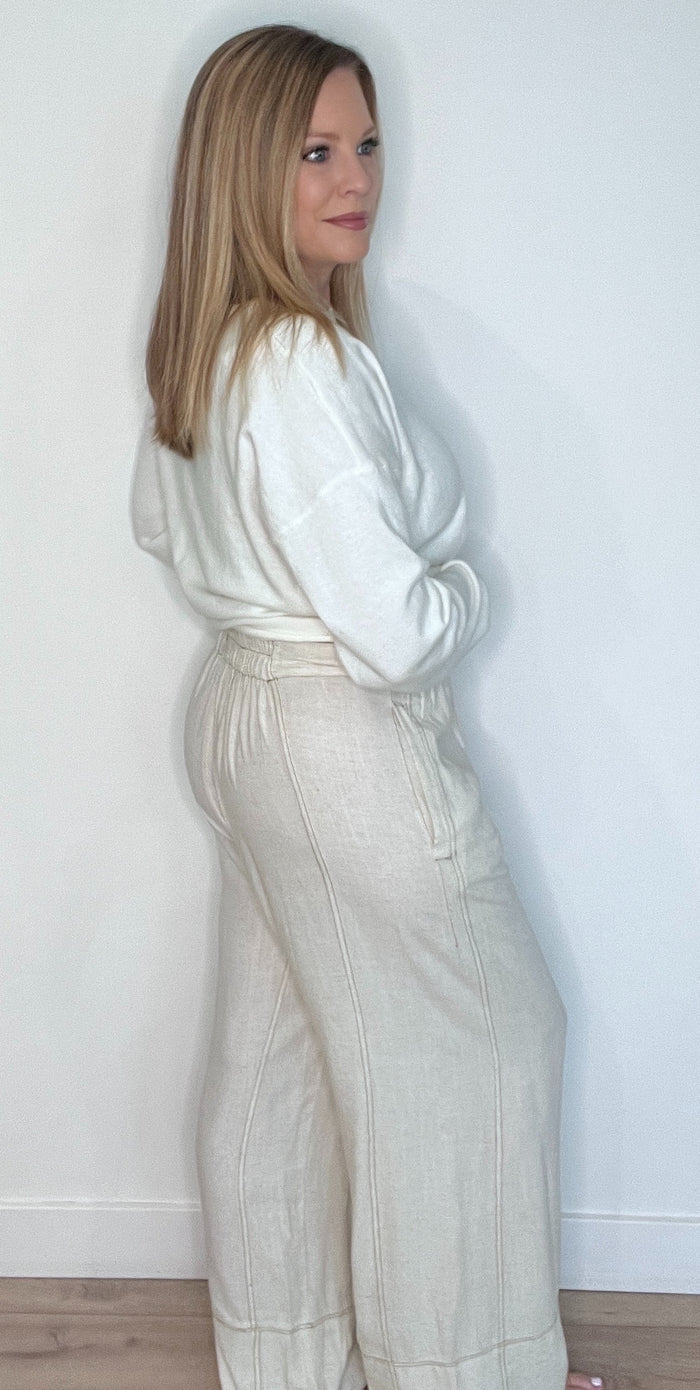 The Drift Pants-Natural