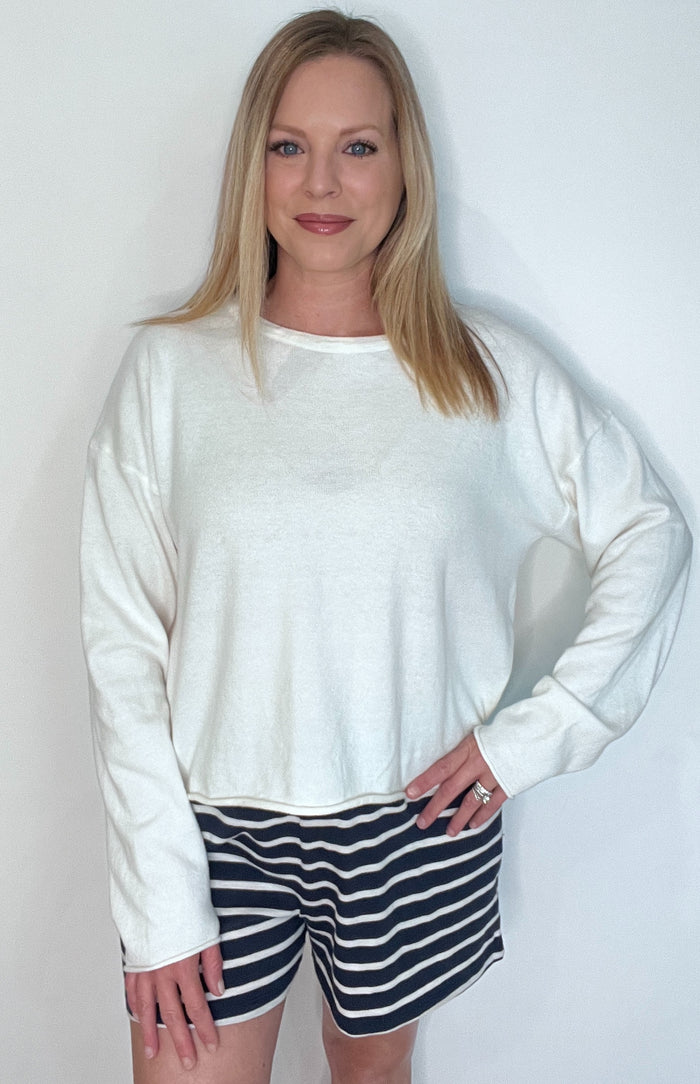 Essential Coast Sweater-Off White