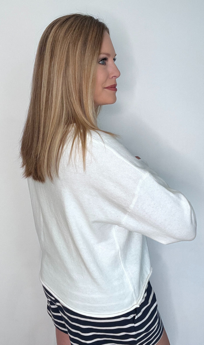 Essential Coast Sweater-Off White