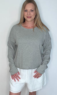 Essential Coast Sweater-Grey