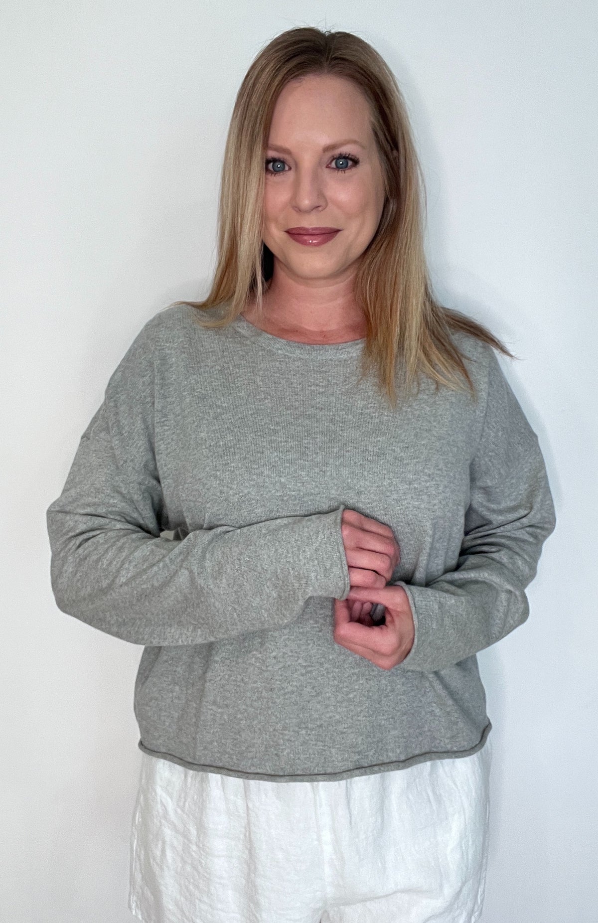 Essential Coast Sweater-Grey