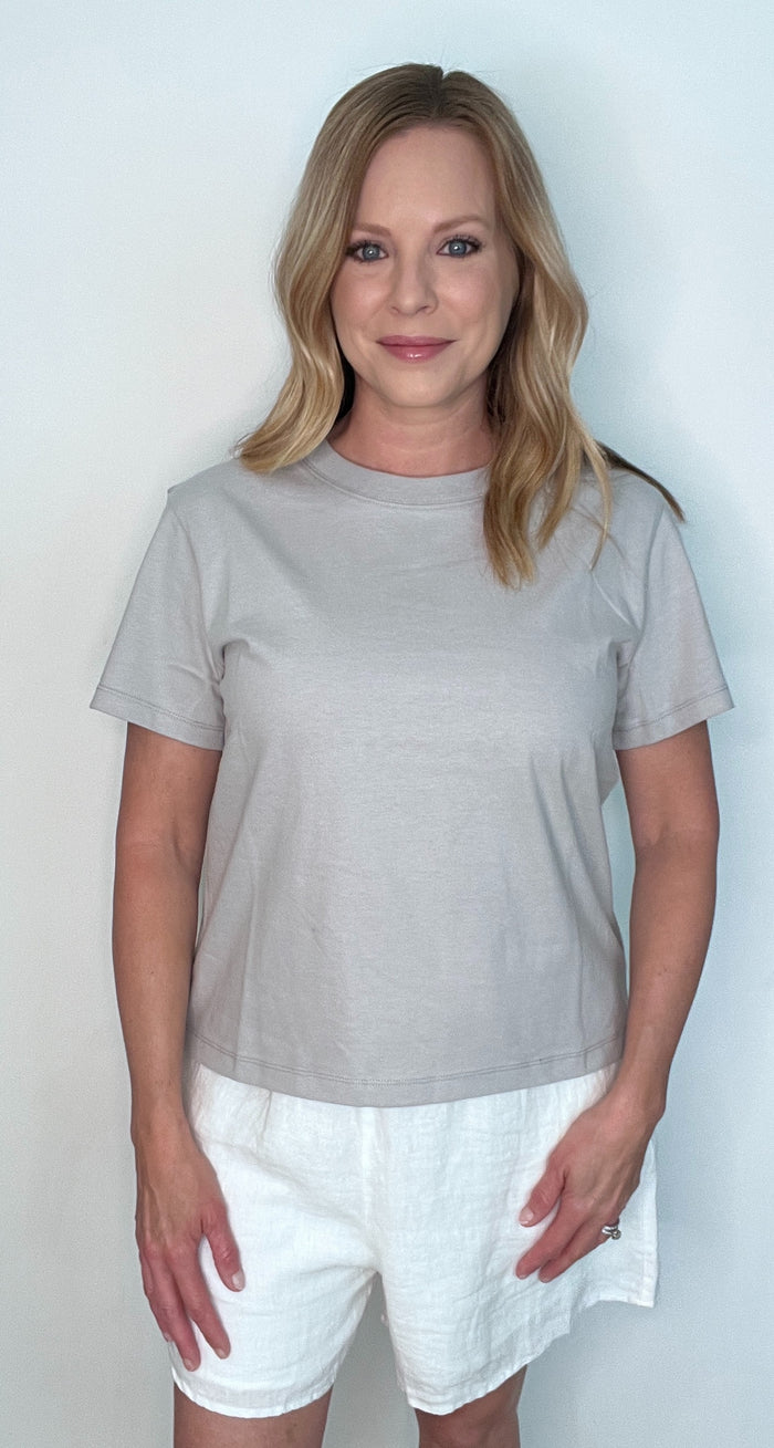 The Shore Tee-Grey