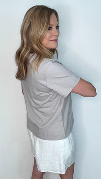 The Shore Tee-Grey