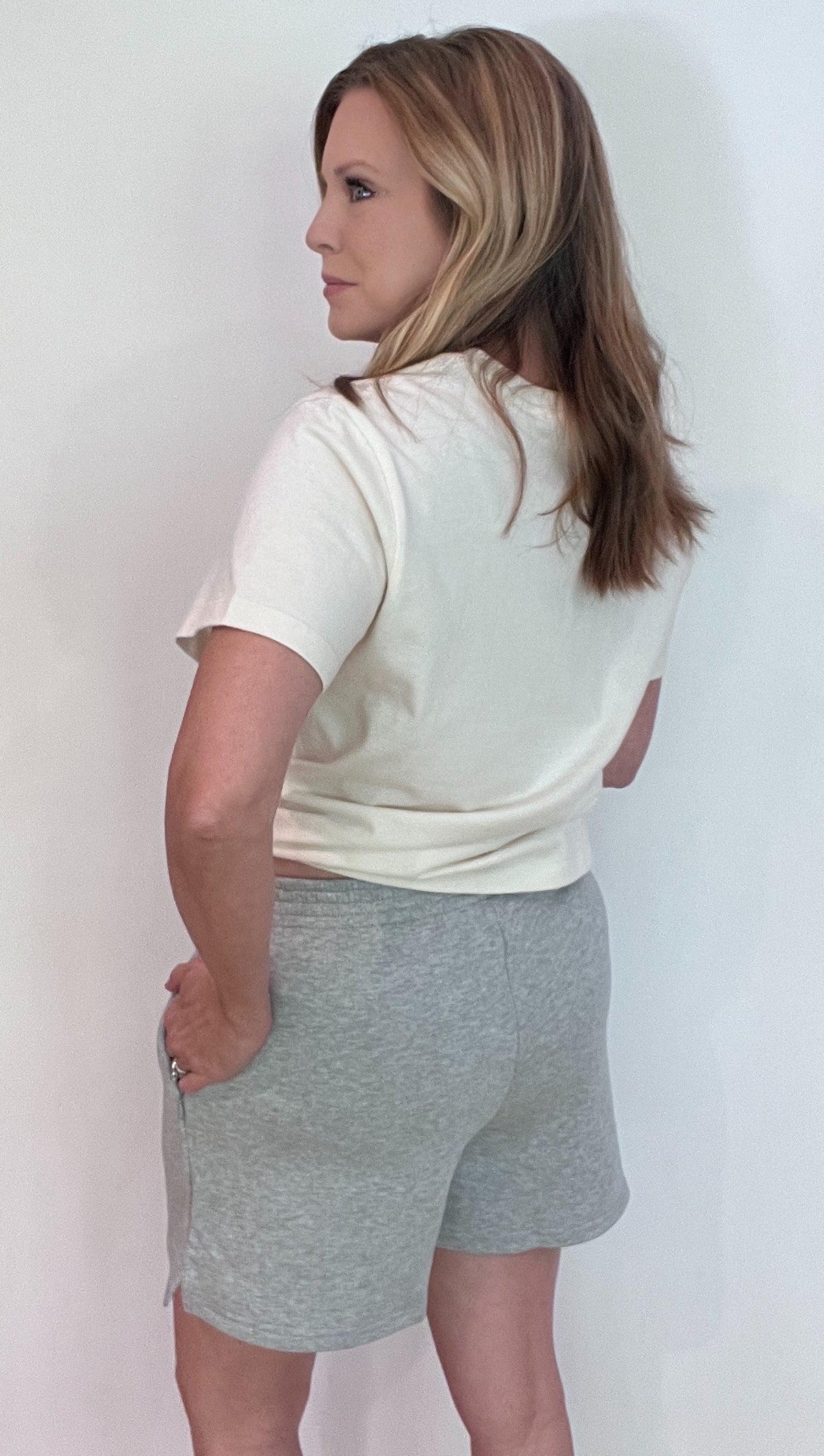 Sunday Cotton Shorts-Grey