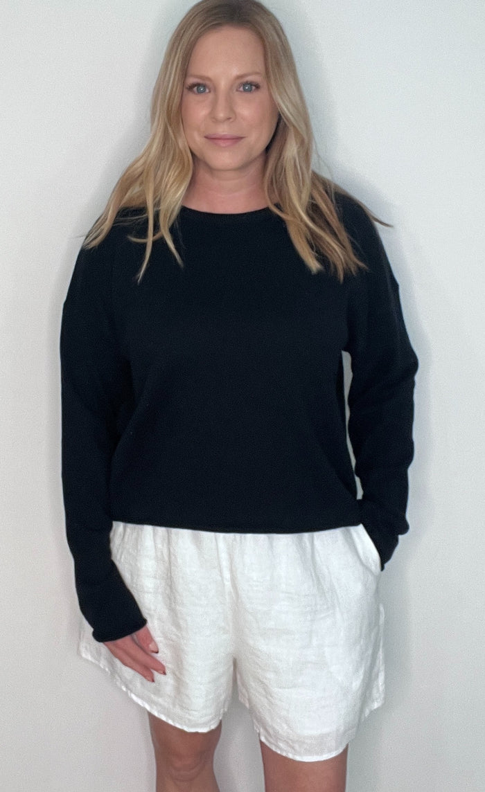 Essential Coast Sweater-Black