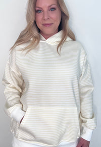 Golden Hour Hoodie-Baby Yellow/White