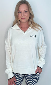 All-American Sweater-Ivory