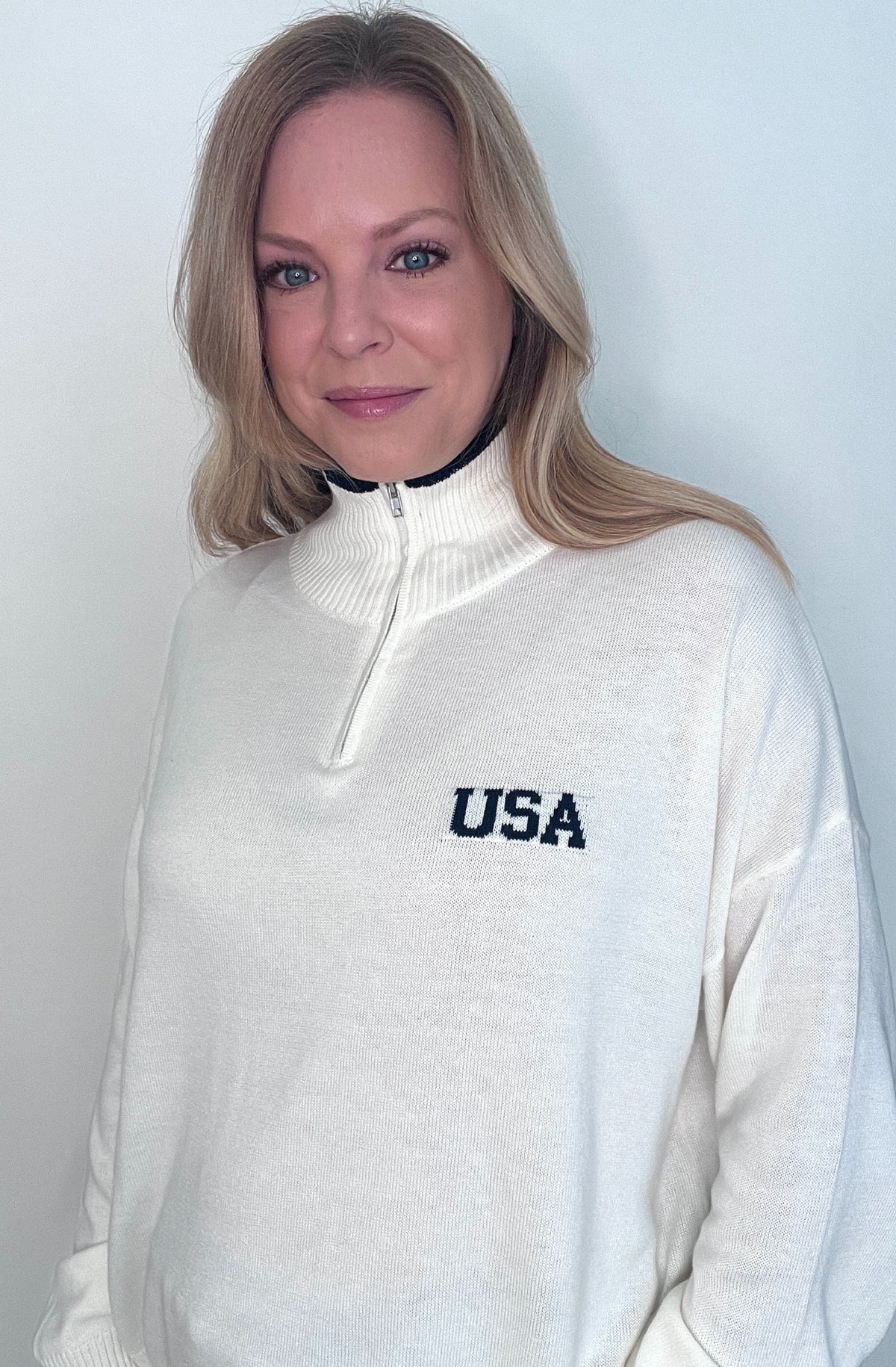 All-American Sweater-Ivory