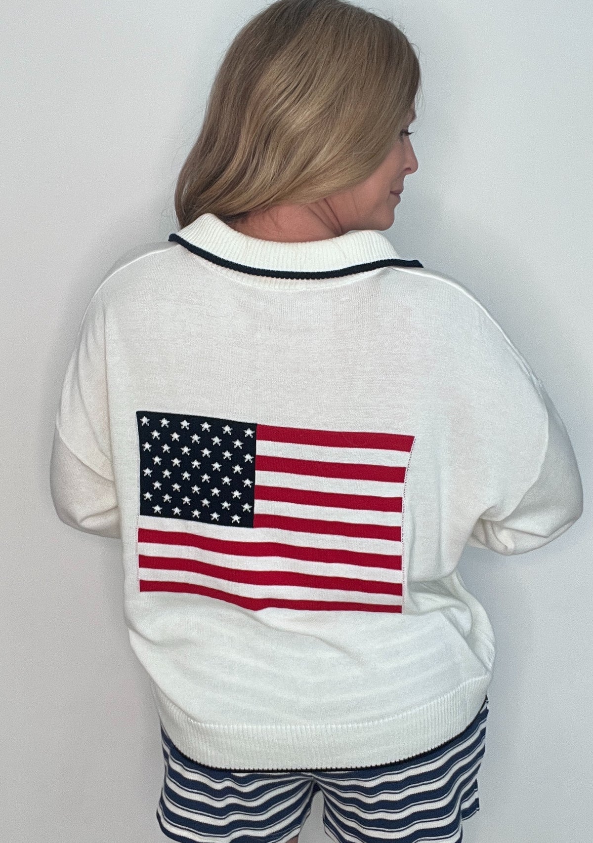 All-American Sweater-Ivory