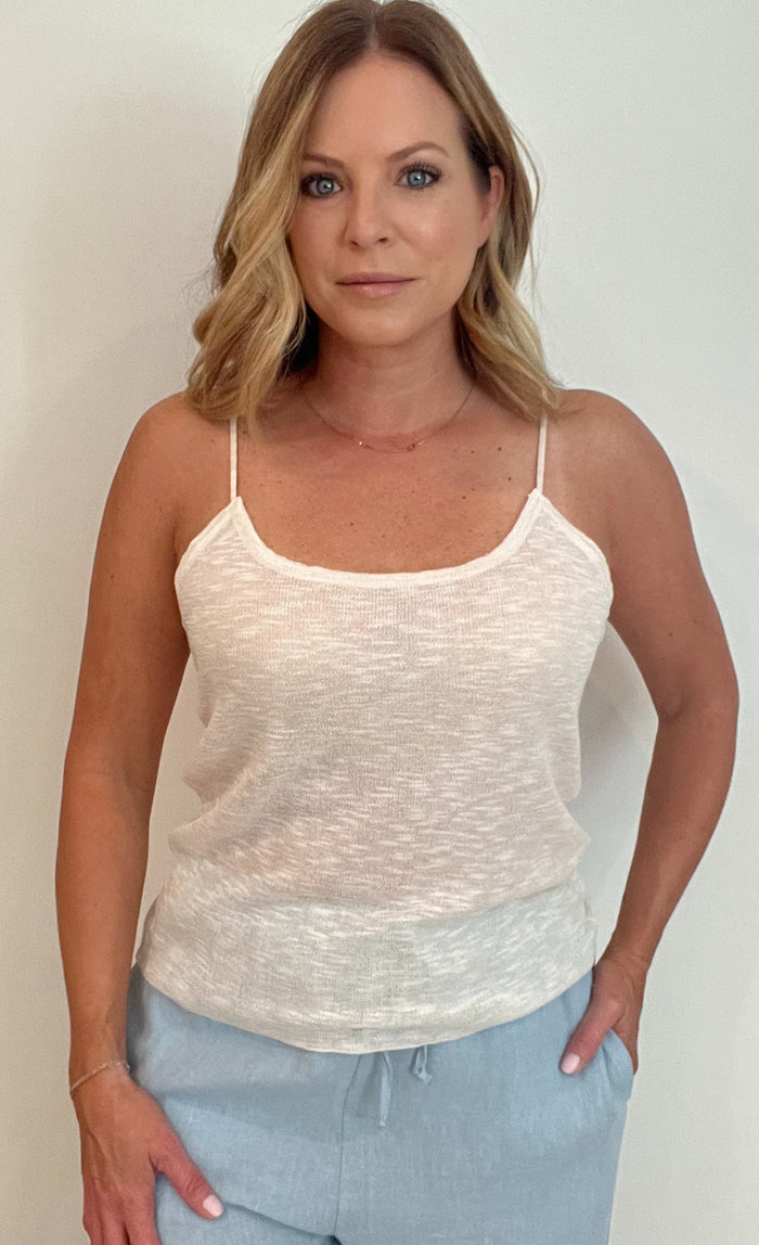 Colleen Cami Top-Ivory-Final Sale