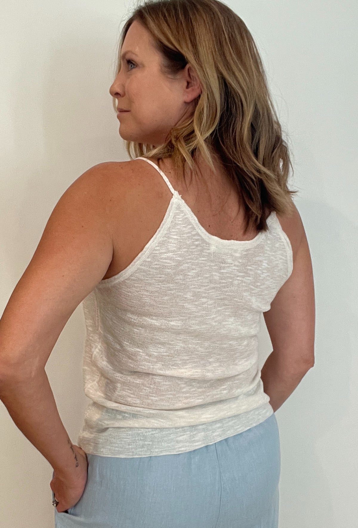 Colleen Cami Top-Ivory-Final Sale