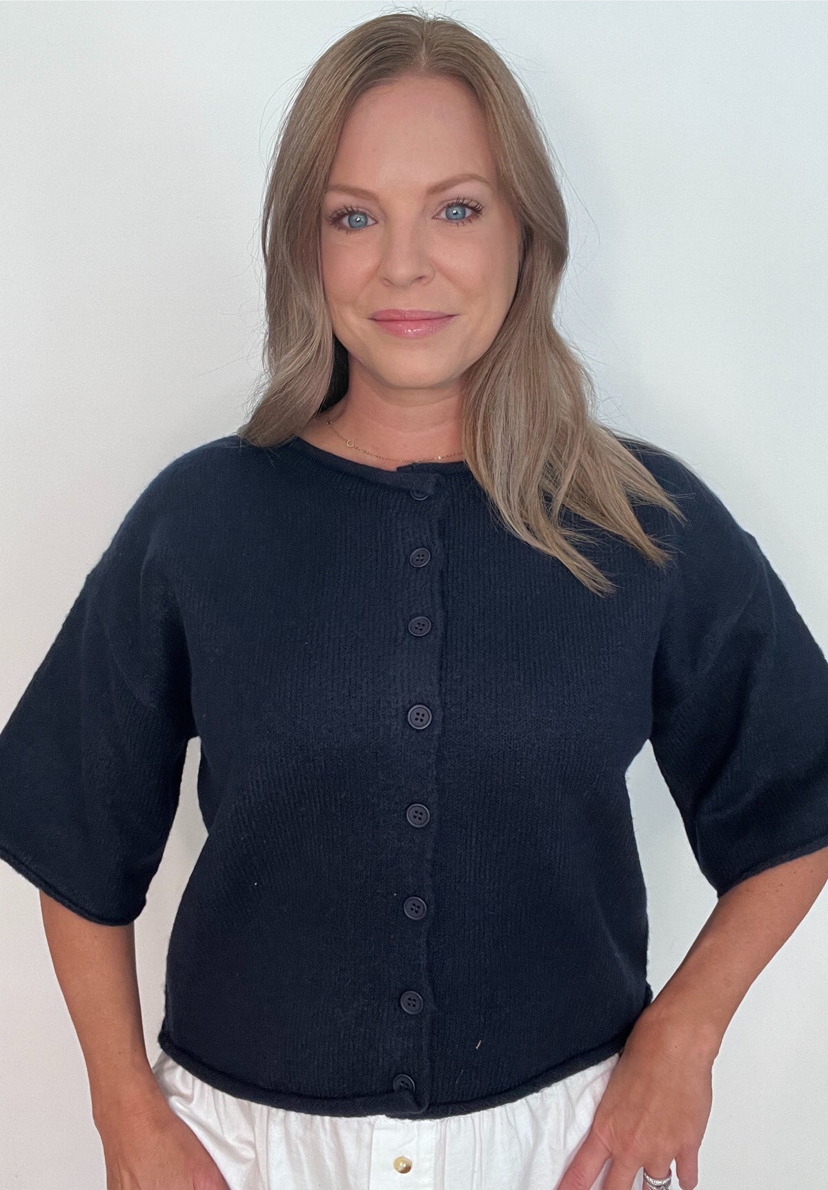 Marina Cardigan-Navy