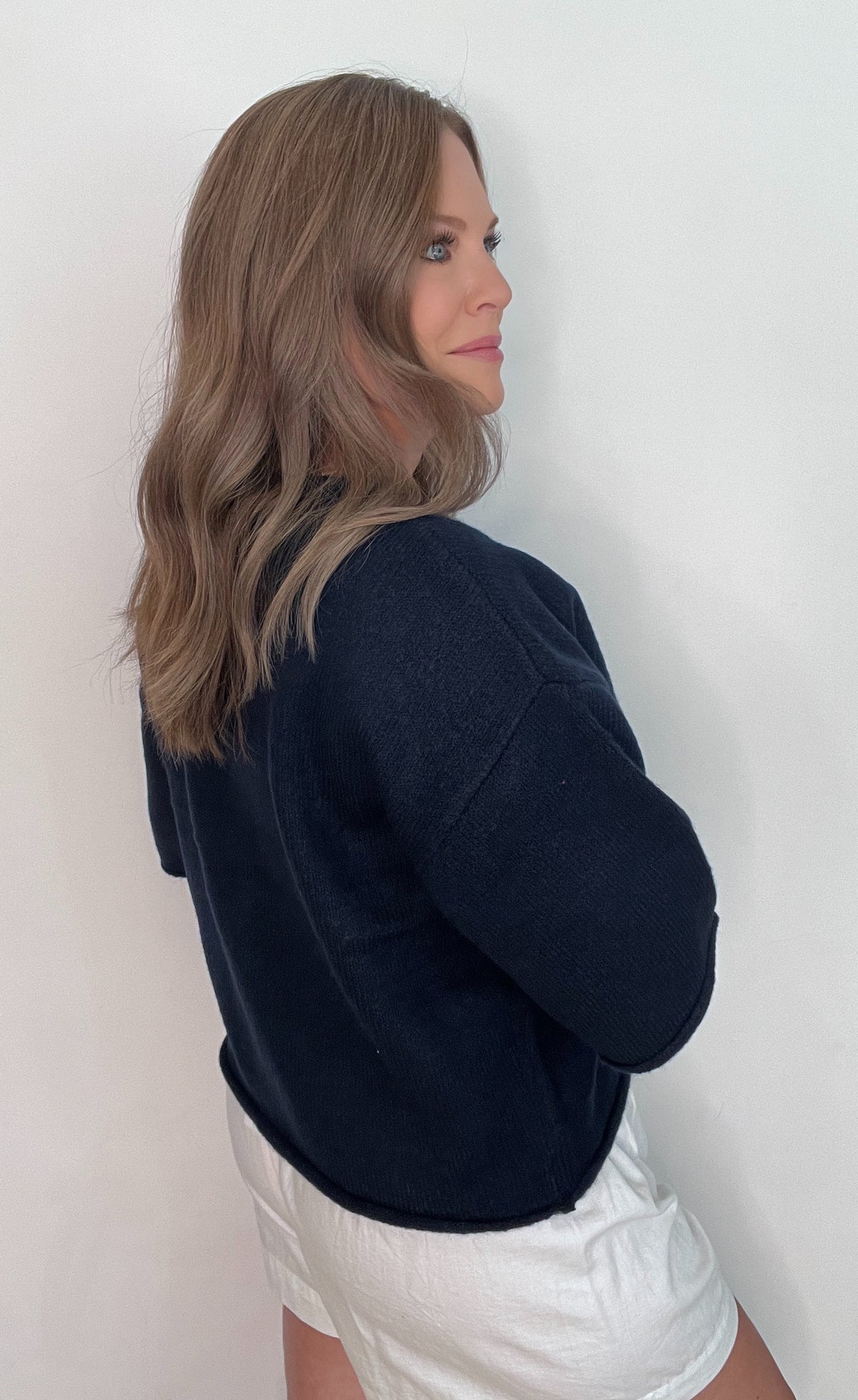Marina Cardigan-Navy