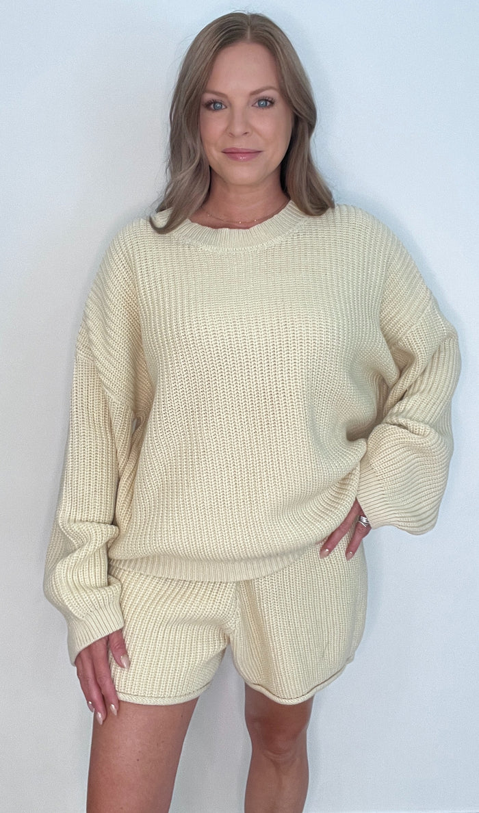 Cozy Essential Sweater-Oatmeal