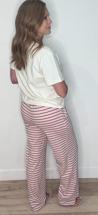 Sweet Escape Cotton Lounge Pants-Pink Multi