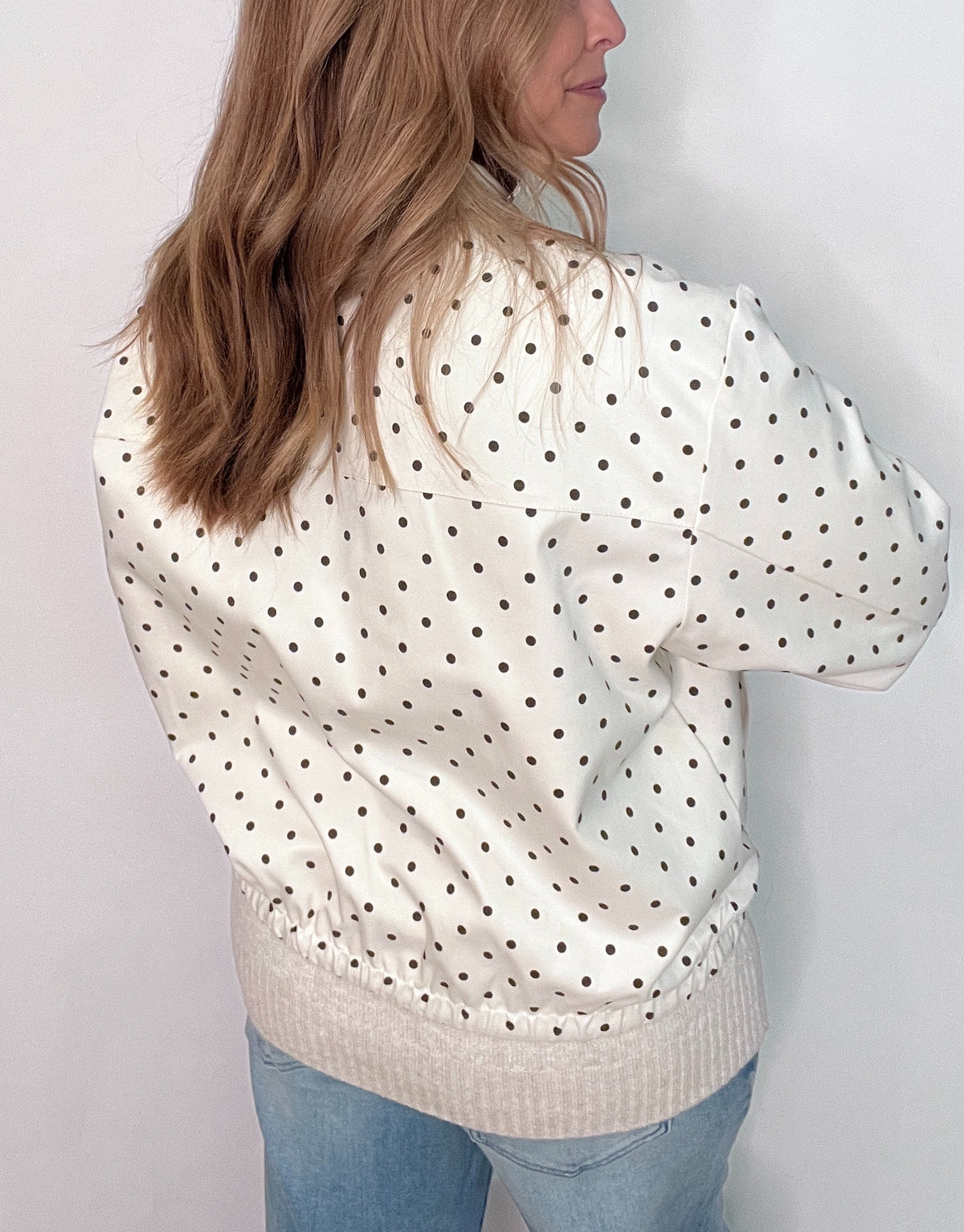 Sunday Stroll Jacket-Cream/Brown