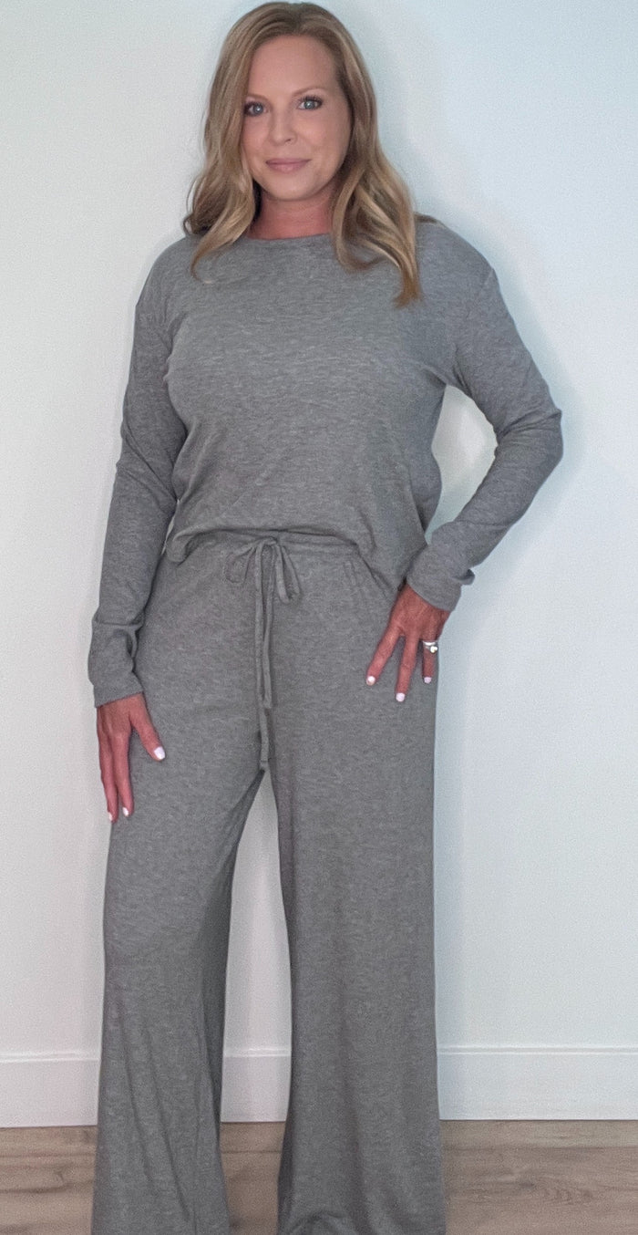 Everyday Ease Set-Heather Grey
