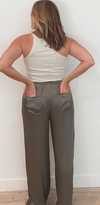Rhemi Satin Pants -Final Sale